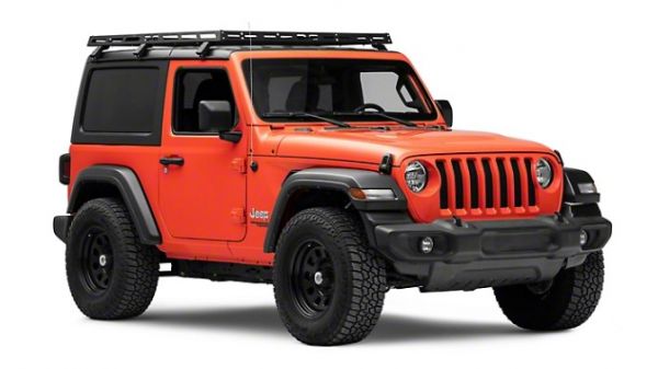 DV8 Offroad Roof Rack For 07-18 Jeep Wrangler JKU, 18+ Wrangler JL, 20+  Gladiator JT RRJL-