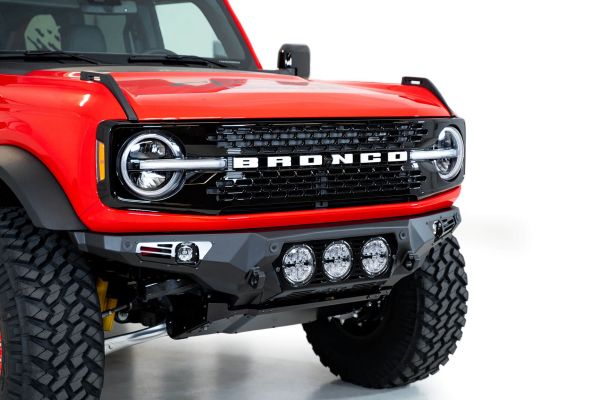 Addictive Desert Designs Bomber Front Bumper with Rigid Light Mounts for 2021 Ford Bronco 2 4 Door F230194130103