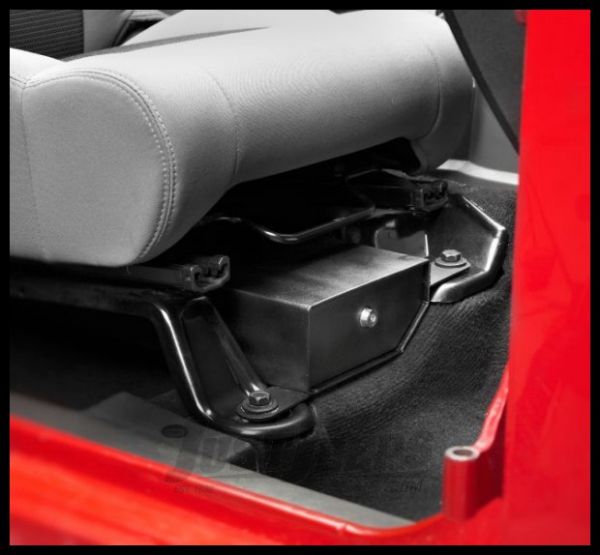 Buy BESTOP Underseat Storage Lock Box On Passenger Side In Black For  2007-18 Jeep Wrangler JK 2 Door & Unlimited 4 Door Models 42642-01 for  CA$