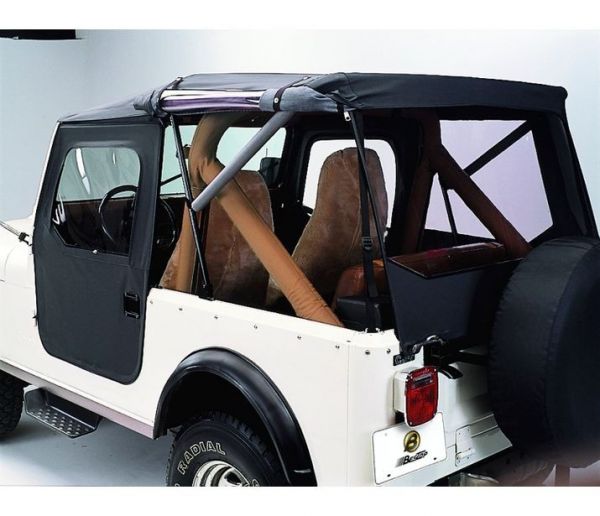 Buy BESTOP Tigertop With 1 Piece Full Soft Doors In Black For 1976-86 Jeep  CJ7 Models 51408-01 for CA$1