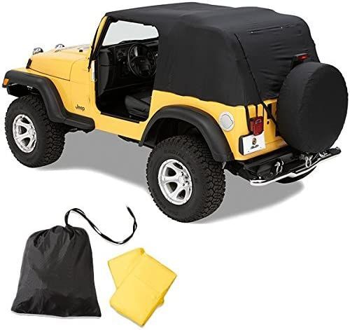 Buy Pavement Ends Ends Emergency Top In Black Denim With Full Doors For  2004-06 Jeep Wrangler TLJ Unlimited 56813-01 for CA$