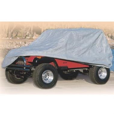 Buy SmittyBilt Complete Jeep Cover With Storage Bag, Lock & Cable In Grey  For 1955-06 Jeep Wrangler YJ, TJ & CJ7 803 for CA$