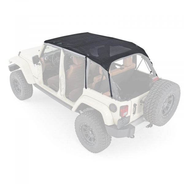 Buy SmittyBilt Strapless Extended Brief Top In Mesh For 2010+ Jeep Wrangler  JK Unlimited 4 Door 94600 for CA$