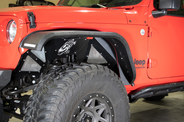 Fishbone Offroad Aluminum Inner Fenders for 18+ Jeep Wrangler JL & 20 ...