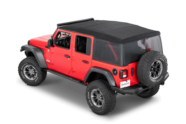 MasterTop Mesh Trail Screens for 18+ Jeep Wrangler JL Unlimited with Factory  Soft Top 16032601