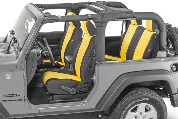 Diver Down Front and Rear Neoprene Seat Covers for 11 12 Wrangler JK 2 Door 14167JK2DR