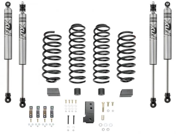 Quadratec ” Coil Spring Suspension Kit with FOX IFP Mono-Tube Shocks for  07-18 Jeep Wrangler JK